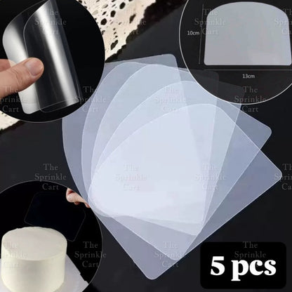 Soft Scraper Fine Edge Straight Cake Smoother and Trowel Baking Tool