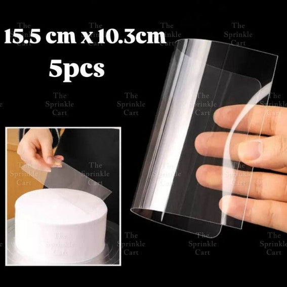 Transparent Plastic and Soft Scrapers Flexible Pastry Cake Decoration
