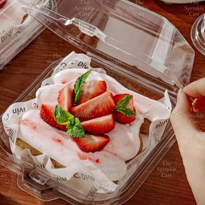 Clamshell Box for Hamburger and Bento Pastry Packaging TSC