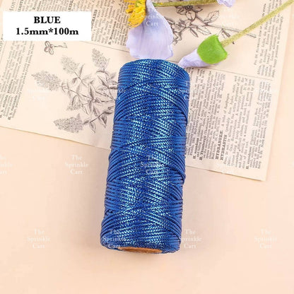 Jute String and Semi Elastic Cotton Thread for DIY Gift Wrapping and Arts and Crafts TSC