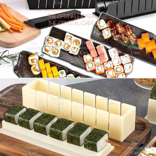 Sushi Maker Roller Kit Set Rice Ball DIY Machine Tool Molder Kitchen TSC