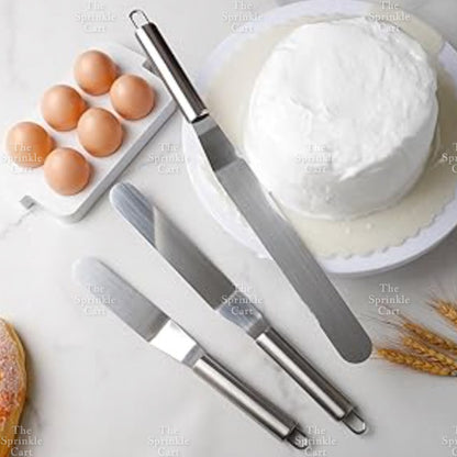Stainless Steel Dough Rolling Pin and Wheel Pizza Cutter Spatula Baking Tools TSC