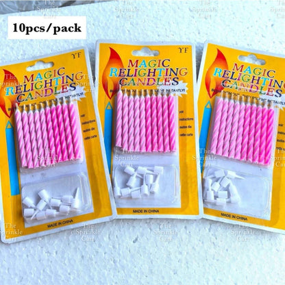 Colored Magic Relighting Candle for Any Occasions TSC