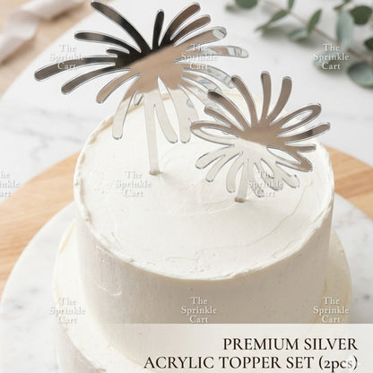 Merry Christmas Happy New Year Holidays Valentines Love Acrylic Cake Topper Decoration TSC