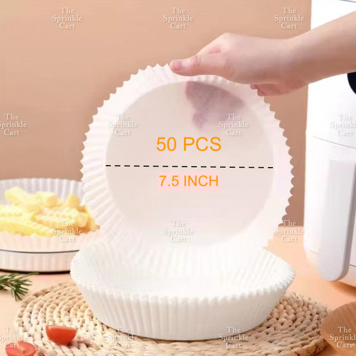 Air Fryer Liner Parchment Paper Disposable Non-Stick Round Airfryer Oil Sheet Liners TSC