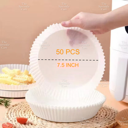Air Fryer Liner Parchment Paper Disposable Non-Stick Round Airfryer Oil Sheet Liners TSC