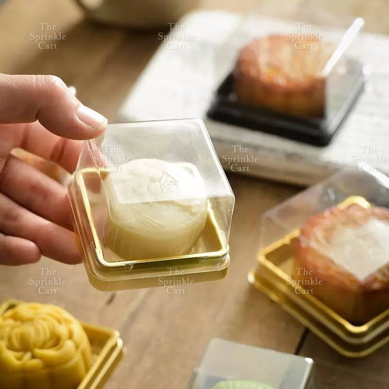 Transparent Dome Container Mochi Moon Cake and Pastry Bread  PackagingTSC