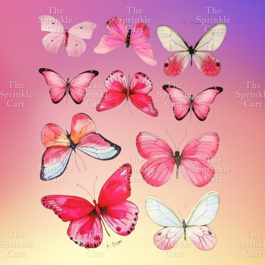 Butterfly Fan Girl Cake Topper Decoration TSC