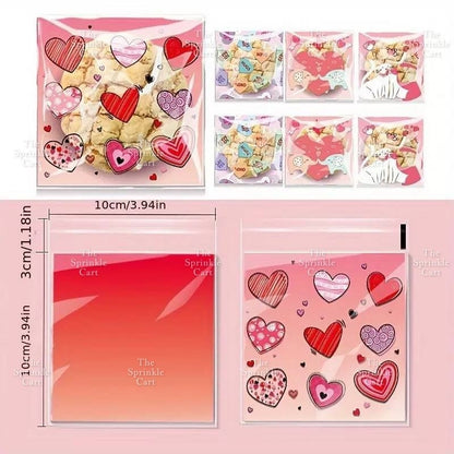 Cookie Packaging OPP Plastic Bag Halloween Christmas Pastry Bag Transparent Cookie Plastic Bag