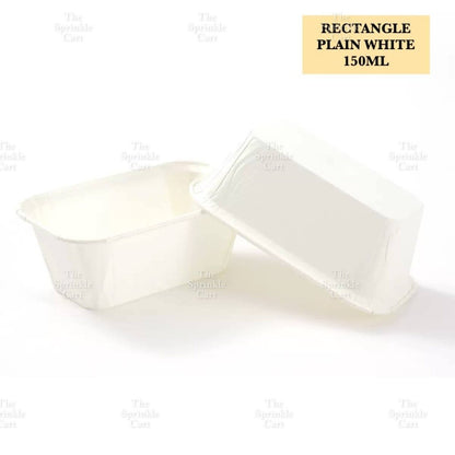 50pcs Colorful Square and Rectangle Foil Cupcake Pastry Muffin Liner TSC