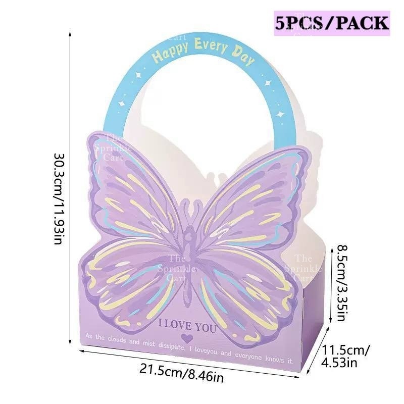 Flower Paper Basket Holder for Floral Arrangement  DIY Gift Bouquet TSC