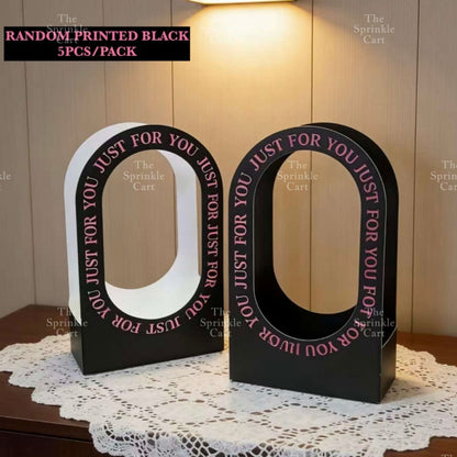 Flower Paper Basket Holder for Floral Arrangement  DIY Gift Bouquet TSC