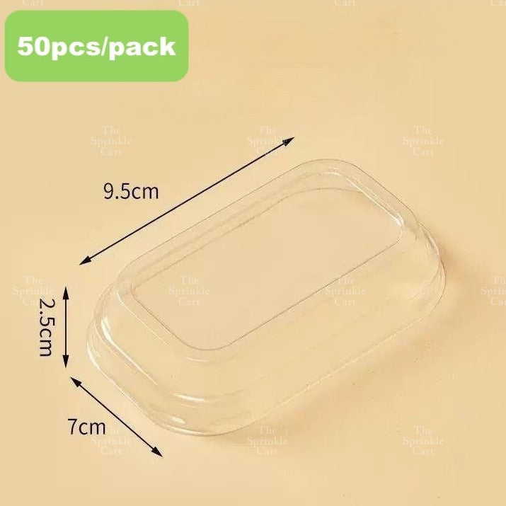 50pcs Colorful Square and Rectangle Foil Cupcake Pastry Muffin Liner TSC