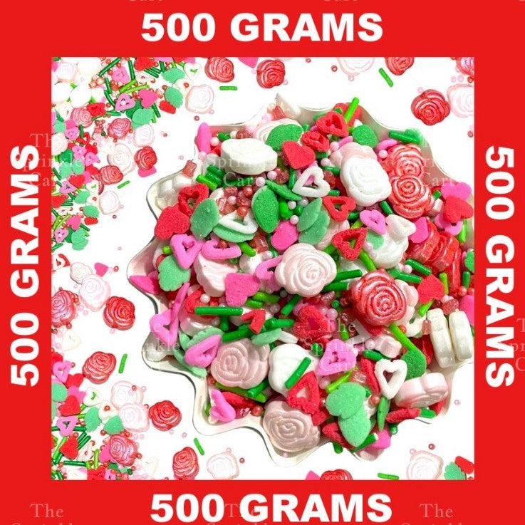 500grams Christmas Valentines Halloween Themed Edible Sprinkles Dragees Cake Decoration