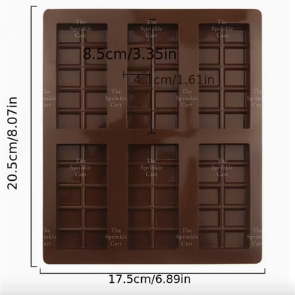 Silicone Chocolate Molder Bar Baking Jelly Resin Crafting Molder Decoration Chocolate Series