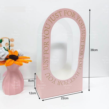 1pc Flower Basket Paper Holder for Floral Arrangement DIY Gift Bouquet TSC