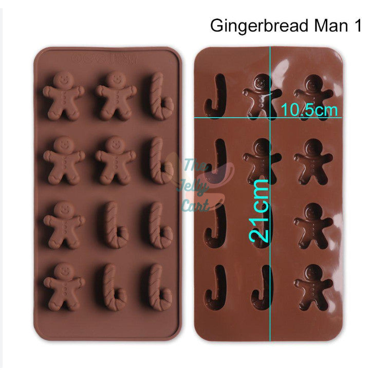 Christmas Theme Halloween Trick or Treat Silicone Chocolate Molder Kitchen Cake Decorating Tool