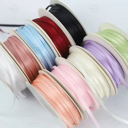 3mm Double-sided Satin Ribbon for DIY Bow Accessory and Gift Packaging TSC