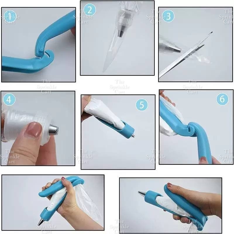 100/50pcs Disposable Pastry Piping Bag and Accessories TSC