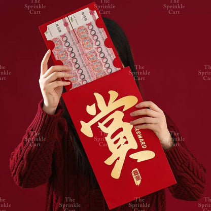 1pc Red Big Angpao and Cartoon Money Gift Envelope TSC