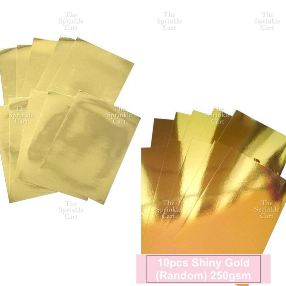 10pcs 250gsm/80gsm Glitter and Shiny Metallic Mirror Card Stock Board DIY Paper for Arts Cardstock