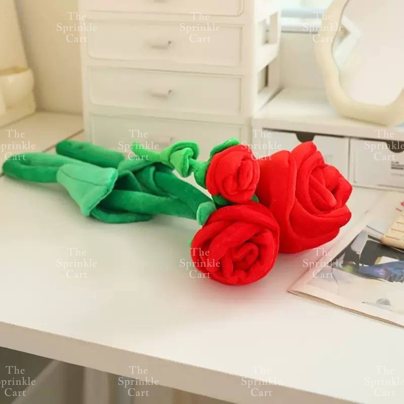 Rose Flower Plushie for Birthday Valentines Giveaway TSC