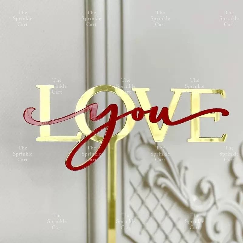 Merry Christmas Happy New Year Holidays Valentines Love Acrylic Cake Topper Decoration TSC
