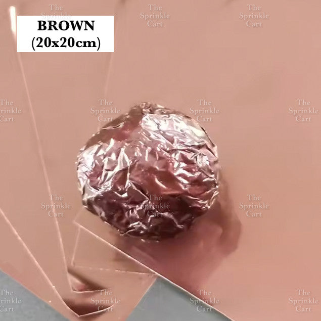 Chocolate Aluminum Foil Wrapper DIY Candy Packaging TSC
