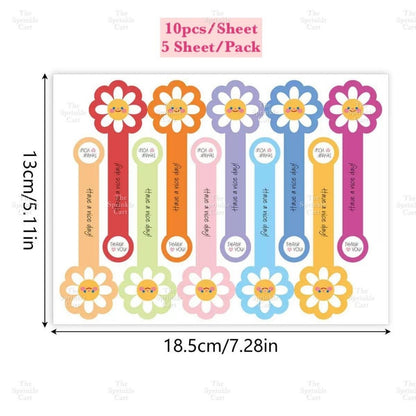 Food Box Sticker Label with Statement and Sticky Tape TSC