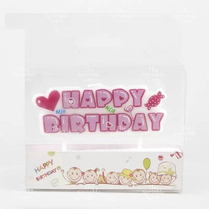 Candle Clipart Cartoon Cute Birthday Party Candle for Kids Cake Decoration Topper