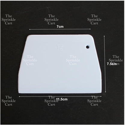 Big Dough Cutter Scraper Large Size Plastic Scraper for baking dough