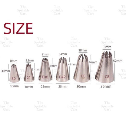 Nozzle Set with Piping Bag for Icing Cake Decoration TSC