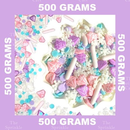 500grams Christmas Valentines Halloween Themed Edible Sprinkles Dragees Cake Decoration