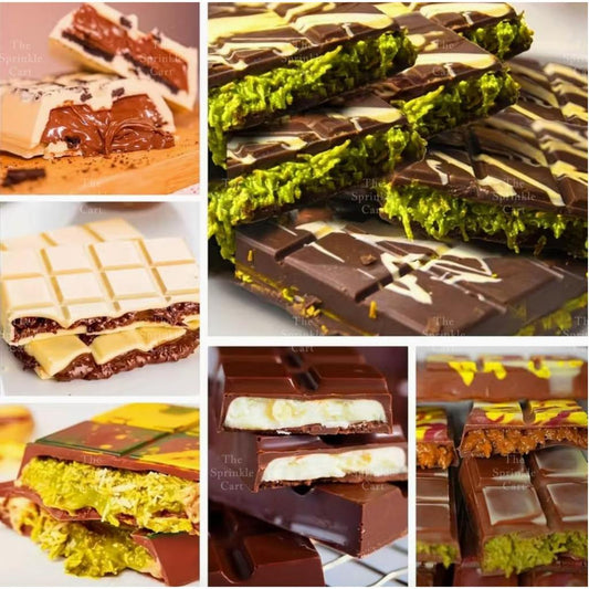 Silicone Chocolate Molder Bar Baking Jelly Resin Crafting Molder Decoration Chocolate Series