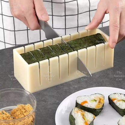 Sushi Maker Roller Kit Set Rice Ball DIY Machine Tool Molder Kitchen TSC