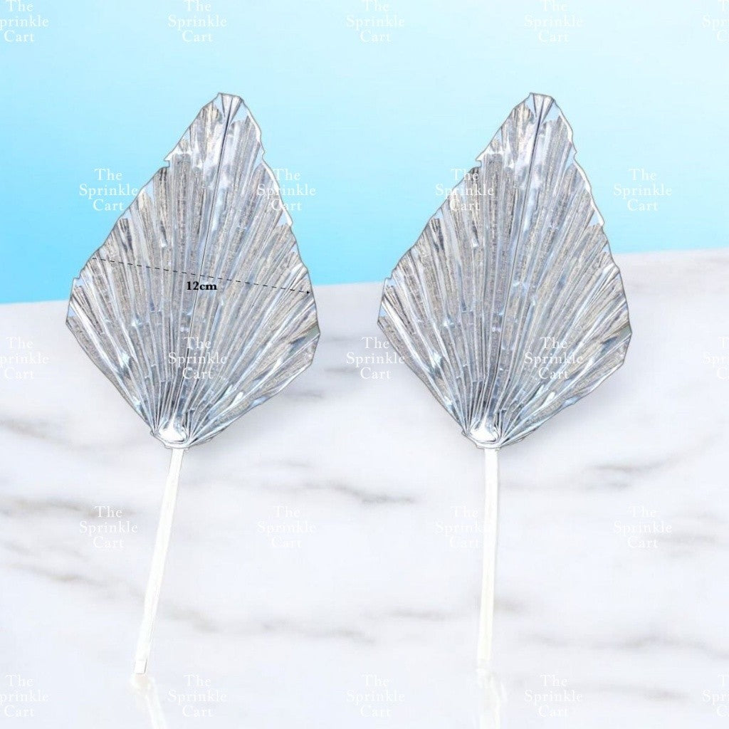 Leaf Fan Cake Toppers Paper Folding Butterfly Paper Topper Mini Paper Fan Round Cake Decoration