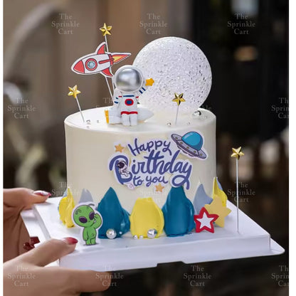 Moon Heart Night Light Lamp LED Cake Topper Decoration TSC
