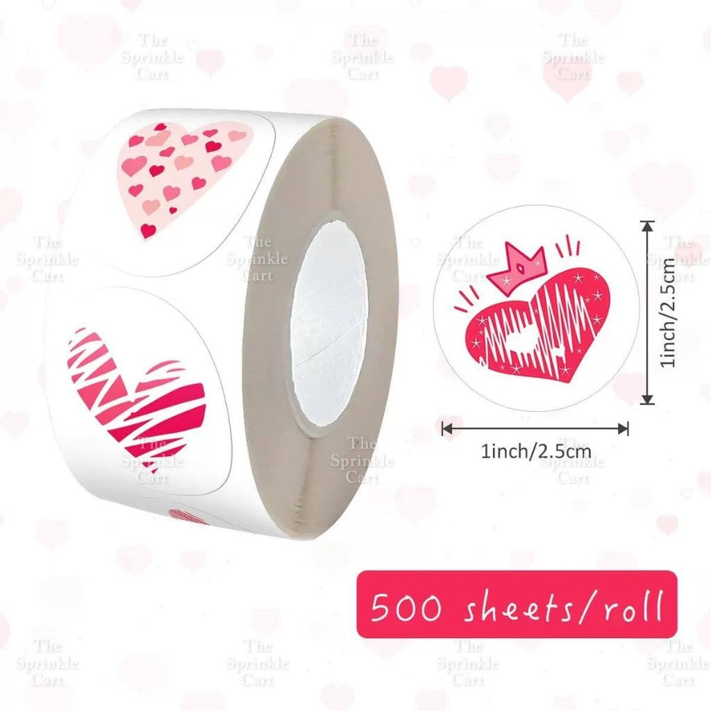 Self-adhesive Round Square Sticker and Sticky Tape Packaging TSC
