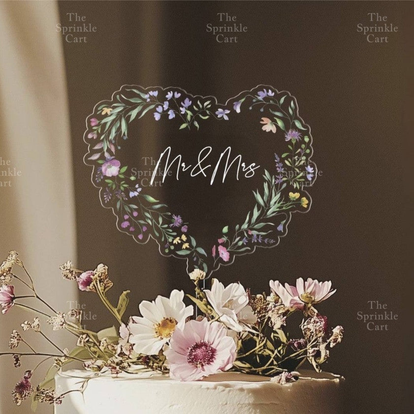 Transparent Happy Birthday Acrylic Topper Cake Decoration TSC