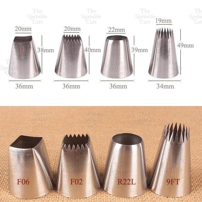 Nozzle Set with Piping Bag for Icing Cake Decoration TSC