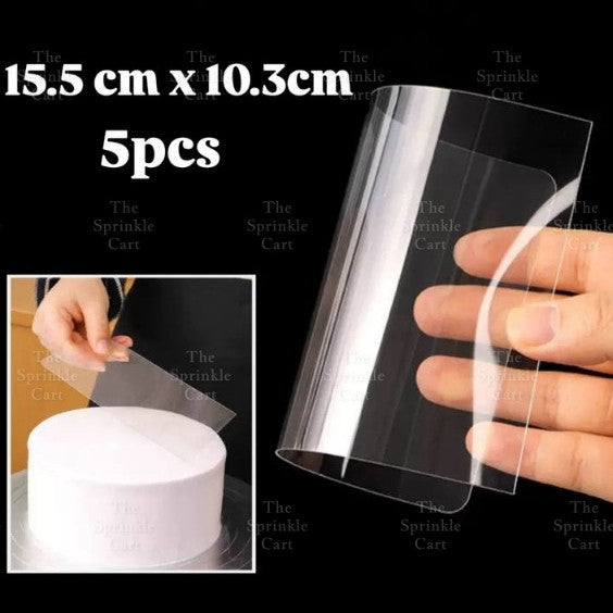 Soft Scraper Fine Edge Straight Cake Smoother and Trowel Baking Tool