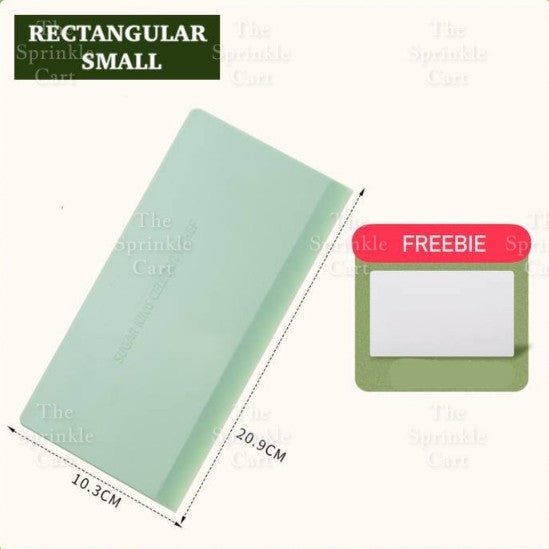 Transparent Plastic and Soft Scrapers Flexible Pastry Cake Decoration