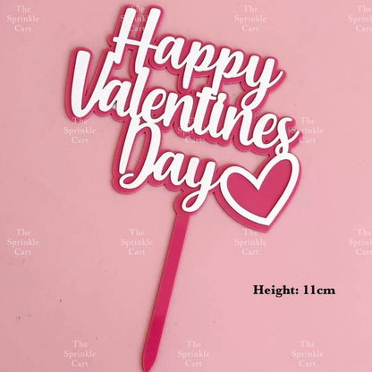 Merry Christmas Happy New Year Holidays Valentines Love Acrylic Cake Topper Decoration TSC