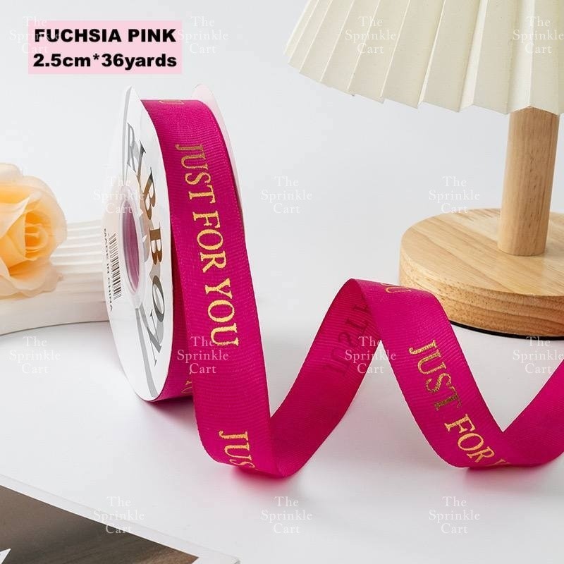 Just For You Satin Ribbon DIY Flower Bouquet and Cake Gift Tie Packaging TSC