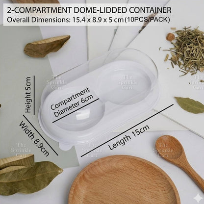 Transparent Dessert Plastic Container Cake Mousse Pudding Fruits Packaging TSC