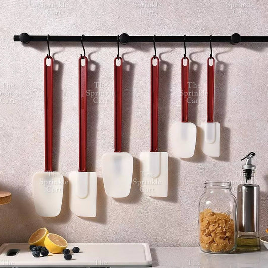 Heat Resistant Silicone Spatula Scraper for Baking Cooking and Commercial Use TSC