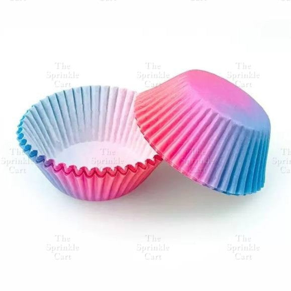 100pcs Cupcake Liner 3oz Muffin Paper Cups Colored and with Design Baking