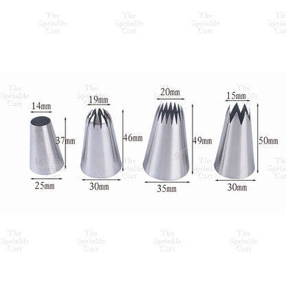 Nozzle Set with Piping Bag for Icing Cake Decoration TSC