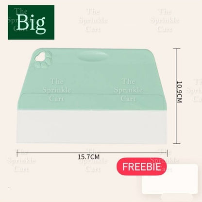 Transparent Plastic and Soft Scrapers Flexible Pastry Cake Decoration