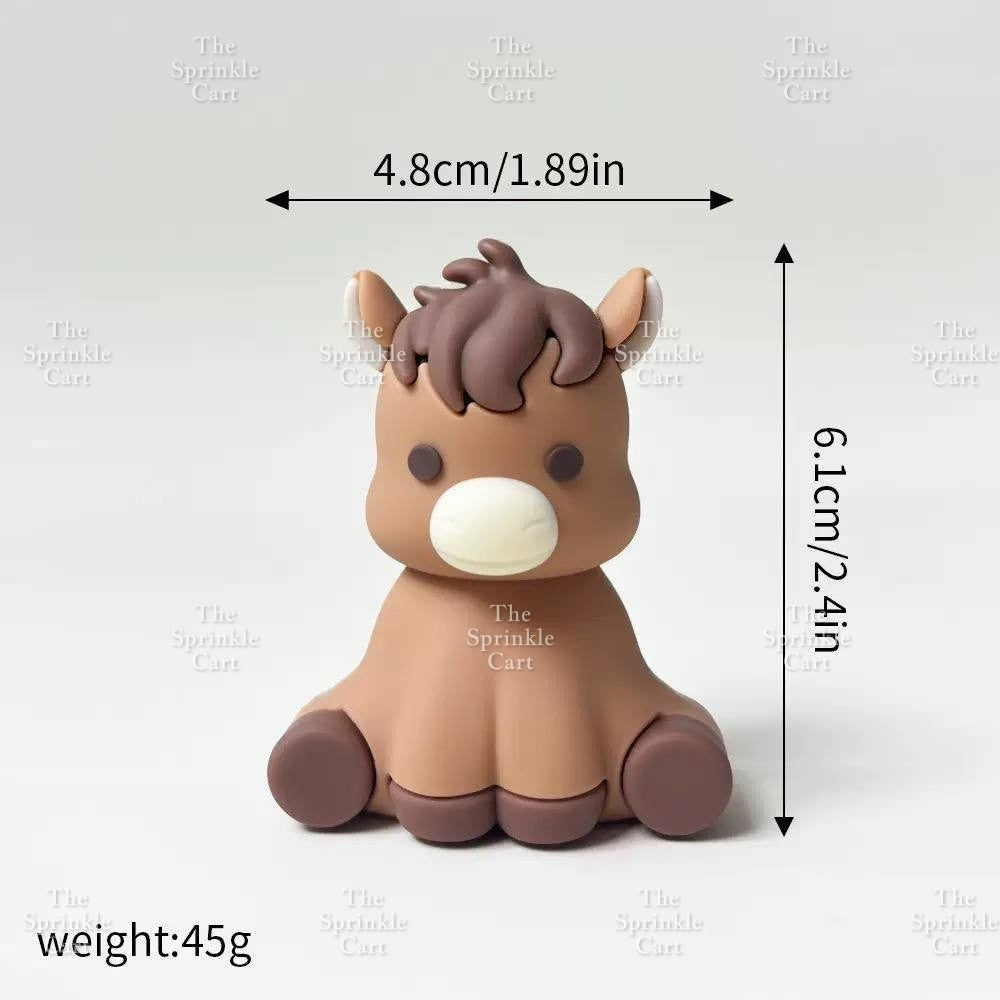 Animal Safari Farm Theme Cake Topper Wild Animal Jungle World Figurine Decoration TSC